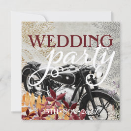 Convites De Casamento De Motomotocicletas Autumn V
