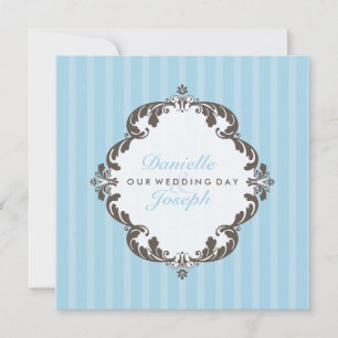 CONVITES DE CASAMENTO DE NA MODA: luxo floreado 1