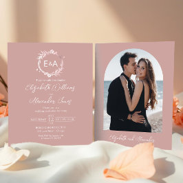 Convites De Casamento De Orçamento De Monograma Ro
