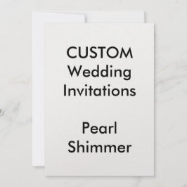 Convites de Casamento de PEARL SHIMMER Personaliza