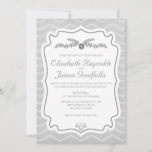Convites De Casamento De Trevo De Prata