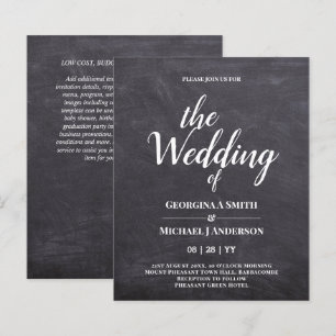 Convites de Casamento de TYPOGRAPHY de NEGÓCIOS M