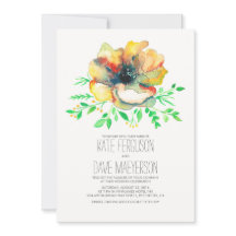 Convites de casamento de Verão Floral Românticos d