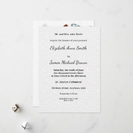 Convites de Casamento | Design de Dragão Floral El