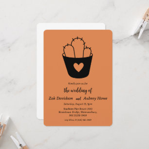 Convites de casamento do Modern Boho Ocidental