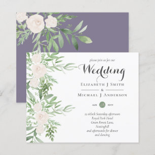 Convites de casamento do ORÇAMENTO FLORÍFICO da