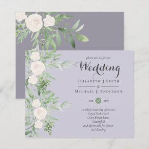 Convites de casamento do ORÇAMENTO FLORÍFICO da