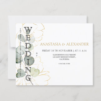 Convites de casamento econômicos