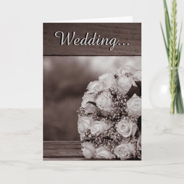 Convites de Casamento Elegantes 12 (Frente)