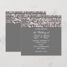 Convites de Casamento Elegantes e Glamurosos com P