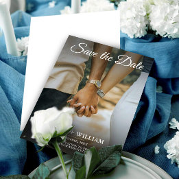 Convites de casamento elegantes para salvar a data