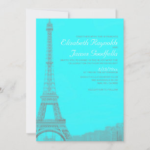 Convites De Casamento Em Torre Eiffel Whimsical