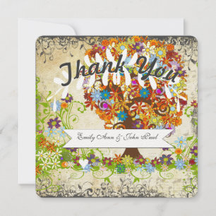 Convites de Casamento Enchanted Forest Side Branch