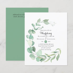 Convites de casamento Eucalyptus de Greenerescênci