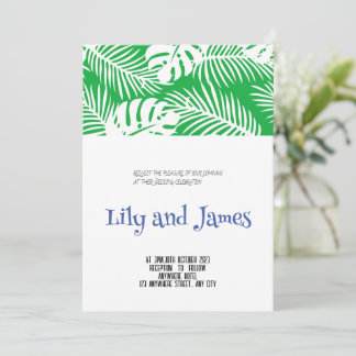 Convites de Casamento Flor Minimalista