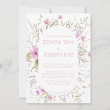 Convites de Casamento Florais