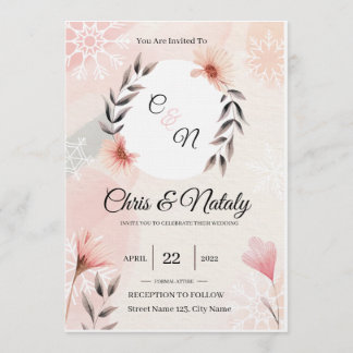 Convites de Casamento Florais