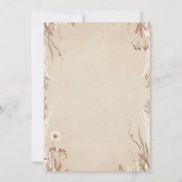 Convites de Casamento Florais Boho É Natural