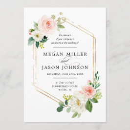 Convites De Casamento, Floral, Elegante, Clássico