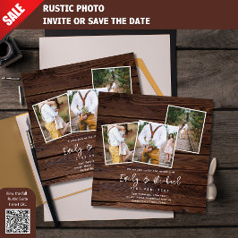 CONVITES DE CASAMENTO FOTOGRAFADOS RUSTIC WODLAND 