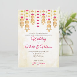 Convites de casamento hindu & cartões de casamento