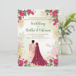 convites de casamento hindu & convites de casament