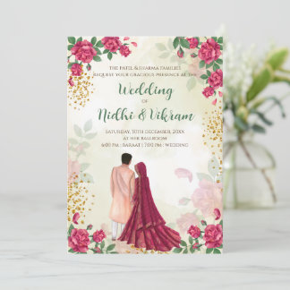 convites de casamento hindu & convites de casament