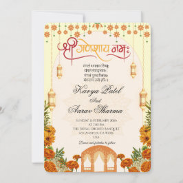 Convites de Casamento Indiano para EUA