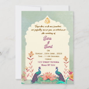 Convites de Casamento Indianos 