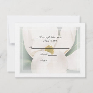 Convites de Casamento Magnolia R.S.V.P