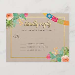 Convites de Casamento Matching Fiesta