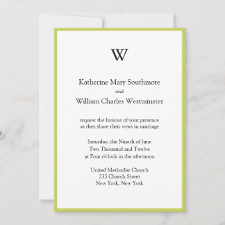 Convites de Casamento Monogramados