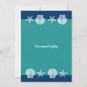 Convites de casamento na praia - modelo