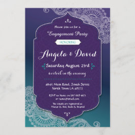 Convites de casamento para Noivados de Joel Henna 