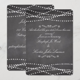 Convites de Casamento Personalizado do Quadro de R