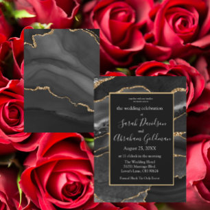 Convites de Casamento Personalizados com Folha de