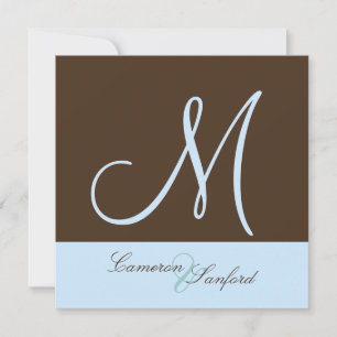Convites de Casamento Personalizados Monograma/Lil