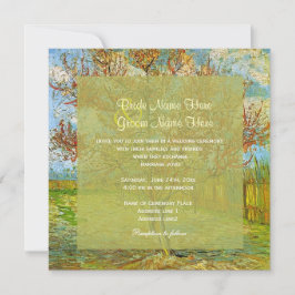 Convites de Casamento . Pessegueiro floral rosa vi