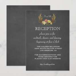 Convites de Casamento | RECEÇÃO Chalk Antílope Flo