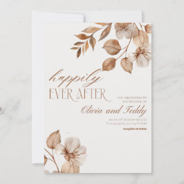 Convites de Casamento Rustic Romance v2