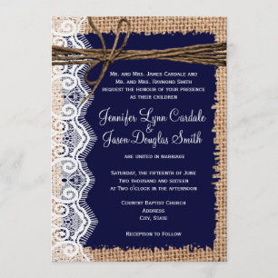 Convites de casamento Rústicos De Vinho De Churra