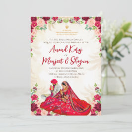 convites de casamento Sikh & convites Anand Karaj