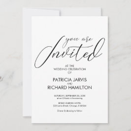 Convites de Casamento Simples Elegantes & Sofistic