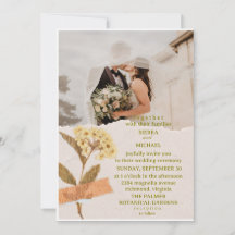 convites de casamento simples que expressam