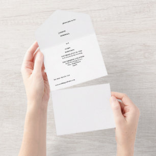 Convites De Casamento. Tudo em um. Script