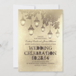 Convites de casamento Vitorianos Lanteras