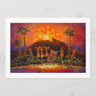 Convites de CBjork Tiki Luau