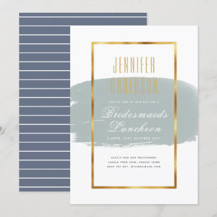 Convites de Chá de Almoço de Brunch para Damas de 