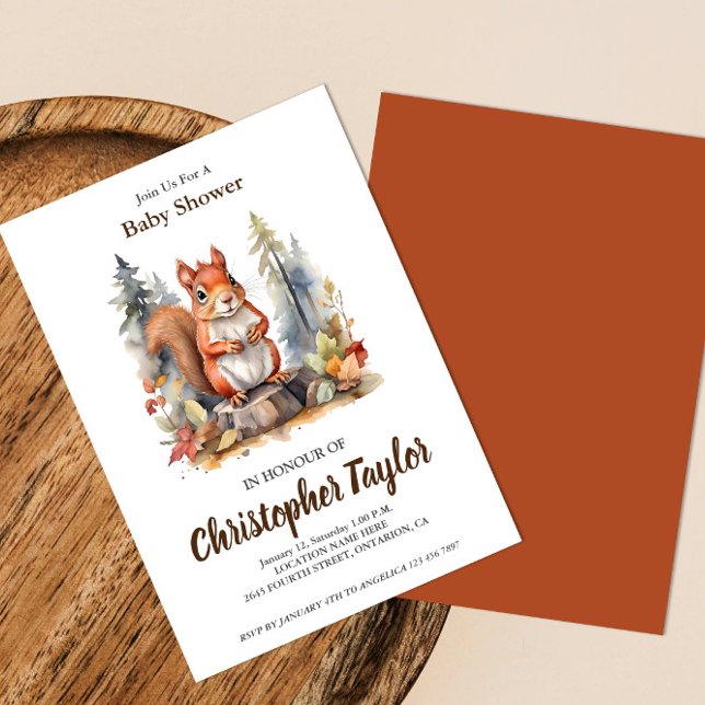 Convites de chá de bebê esquisito (Criador carregado)