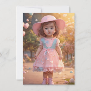 convites de chá de bebê menina
